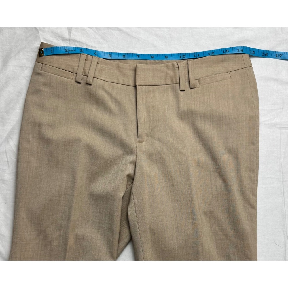 Banana Republic Women's Stretch Wool Blend Career Dress Pants‎ Tan Size 2S - Picture 9 of 16